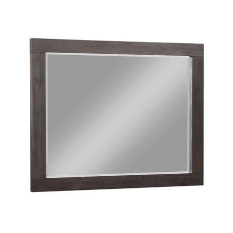 Heath Beveled Glass Mirror in Basalt Grey - Ornate Home