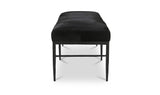 Heath Black Hair On Hide Bench - Ornate Home