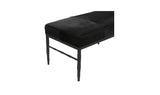 Heath Black Hair On Hide Bench - Ornate Home