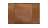 Heath Brown Hair On Hide Bench - Ornate Home
