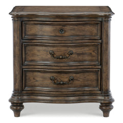 Heath Court Brown Oak/Brown 5-Piece Queen Bedroom Set - Ornate Home