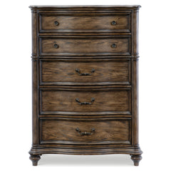 Heath Court Brown Oak/Brown 5-Piece Queen Bedroom Set - Ornate Home