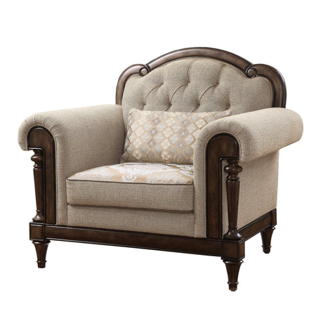 Heath Court Brown Oak Chair - Ornate Home