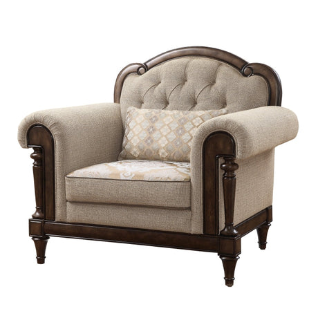 Heath Court Brown Oak Chair - Ornate Home