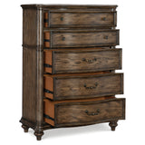 Heath Court Brown Oak Chest - Ornate Home