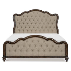 Heath Court Brown Oak Eastern King Bed - Ornate Home