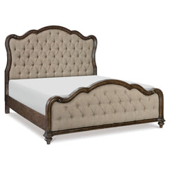 Heath Court Brown Oak Eastern King Bed - Ornate Home