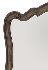 Heath Court Brown Oak Mirror - Ornate Home