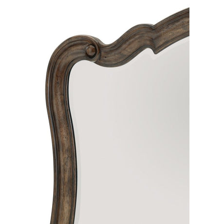 Heath Court Brown Oak Mirror - Ornate Home