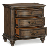 Heath Court Brown Oak Nightstand - Ornate Home