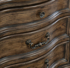 Heath Court Brown Oak Nightstand - Ornate Home