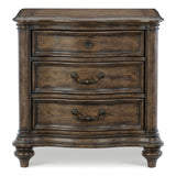 Heath Court Brown Oak Nightstand - Ornate Home
