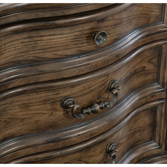 Heath Court Brown Oak Nightstand - Ornate Home