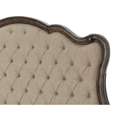 Heath Court Brown Oak Queen Bed - Ornate Home