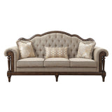 Heath Court Brown Oak Sofa - Ornate Home