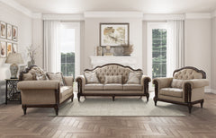 Heath Court Brown Oak Sofa - Ornate Home