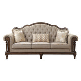 Heath Court Brown Oak Sofa - Ornate Home