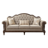 Heath Court Brown Oak Sofa - Ornate Home