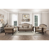 Heath Court Brown Oak Sofa - Ornate Home