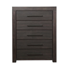 Heath Five Drawer Chest in Basalt Grey - Ornate Home