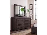 Heath Six Drawer Dresser in Basalt Grey - Ornate Home