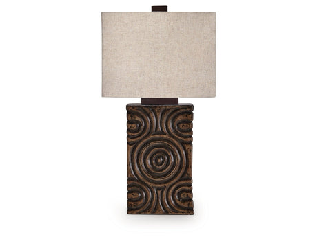 Heathbury Antique Brown Paper Table Lamp (1/CN) (Online Special Price) - Ornate Home