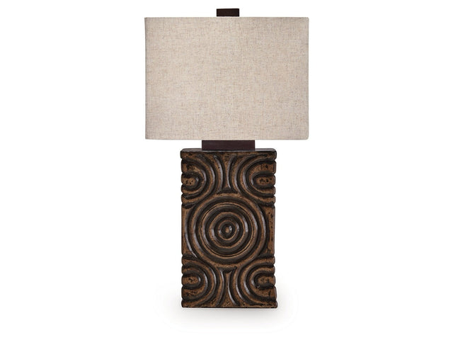 Heathbury Antique Brown Paper Table Lamp (1/CN) (Online Special Price) - Ornate Home