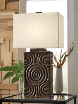 Heathbury Antique Brown Paper Table Lamp (1/CN) (Online Special Price) - Ornate Home