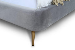 Heather Full-Size Bed in Grey - Ornate Home