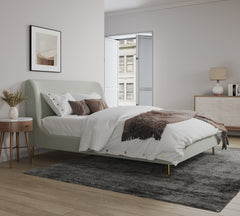 Heather Queen Bed in Cream - Ornate Home