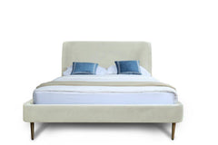 Heather Queen Bed in Cream - Ornate Home