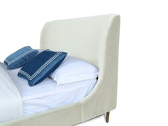 Heather Queen Bed in Cream - Ornate Home