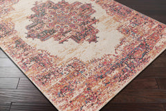 Heaton Red Medallion Area Rug - Clearance - Ornate Home
