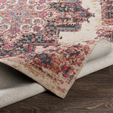 Heaton Red Medallion Area Rug - Clearance - Ornate Home