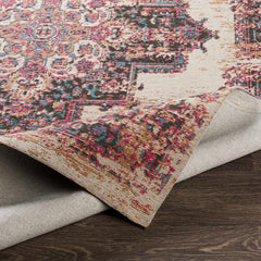Heaton Red Medallion Area Rug - Clearance - Ornate Home