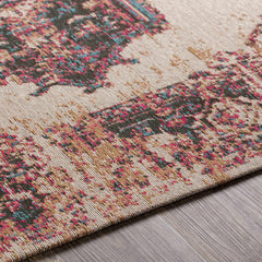Heaton Red Medallion Area Rug - Clearance - Ornate Home