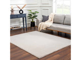 Heavenly Solid Beige Plush Rug - Ornate Home