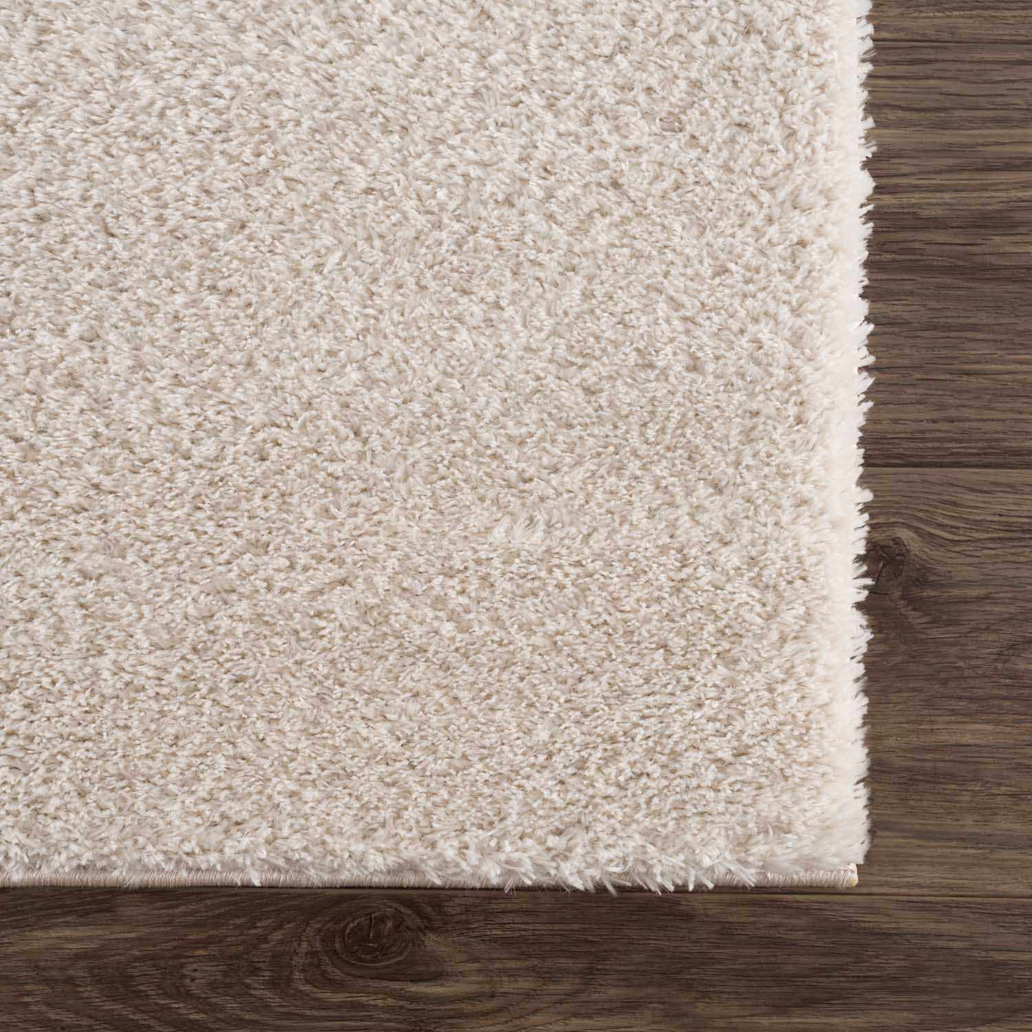 Heavenly Solid Beige Plush Rug - Ornate Home