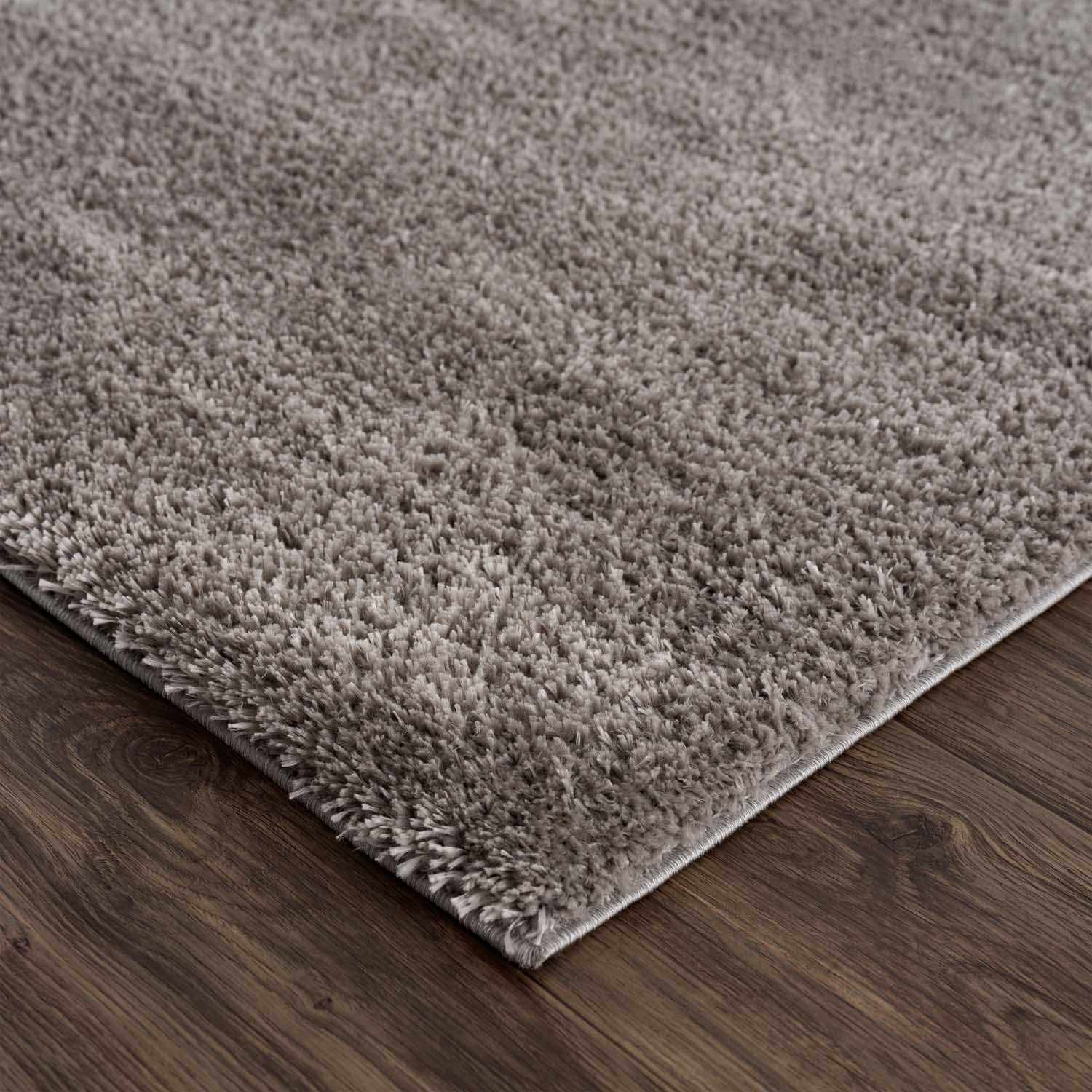 Heavenly Solid Gray Plush Rug - Clearance - Ornate Home
