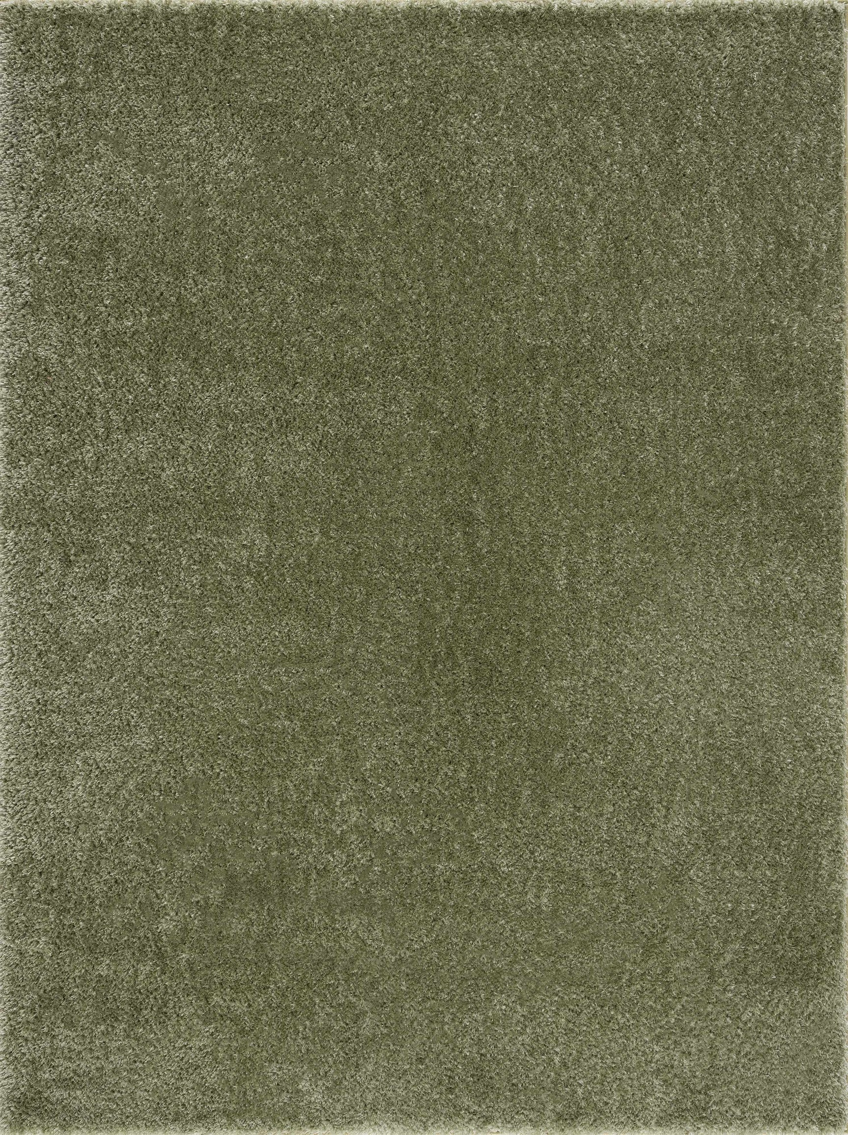 Heavenly Solid Green Plush Rug - Clearance - Ornate Home