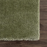 Heavenly Solid Green Plush Rug - Clearance - Ornate Home