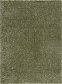Heavenly Solid Green Plush Rug - Clearance - Ornate Home