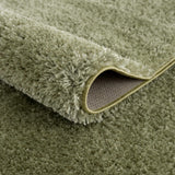 Heavenly Solid Green Plush Rug - Clearance - Ornate Home