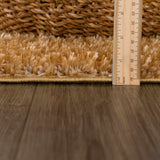 Heavenly Solid Mustard Plush Rug - Clearance - Ornate Home