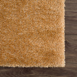 Heavenly Solid Mustard Plush Rug - Clearance - Ornate Home