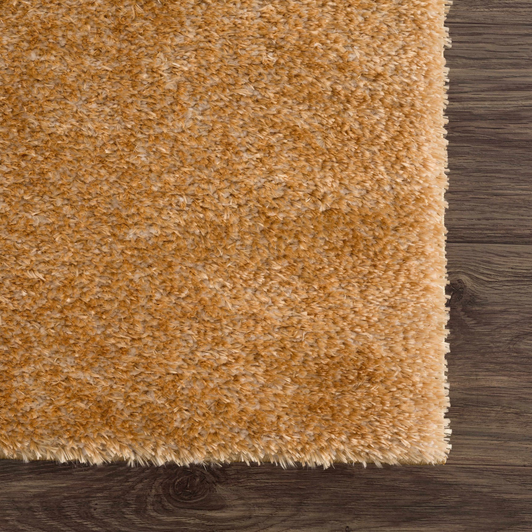 Heavenly Solid Mustard Plush Rug - Clearance - Ornate Home