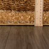 Heavenly Solid Mustard Plush Rug - Clearance - Ornate Home