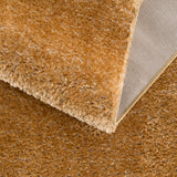 Heavenly Solid Mustard Plush Rug - Clearance - Ornate Home