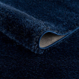 Heavenly Solid Navy Plush Rug - Clearance - Ornate Home