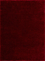 Heavenly Solid Red Plush Rug - Clearance - Ornate Home